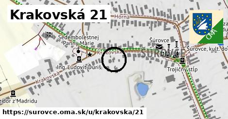 Krakovská 21, Šúrovce