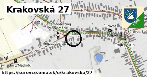 Krakovská 27, Šúrovce