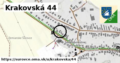 Krakovská 44, Šúrovce