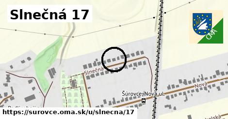 Slnečná 17, Šúrovce