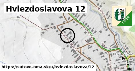 Hviezdoslavova 12, Šútovo