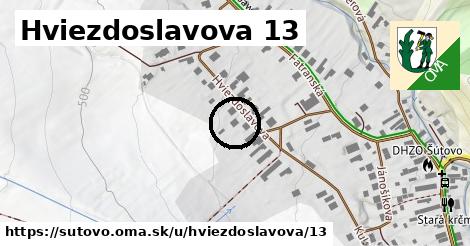 Hviezdoslavova 13, Šútovo