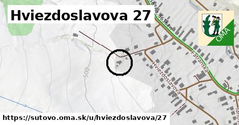 Hviezdoslavova 27, Šútovo
