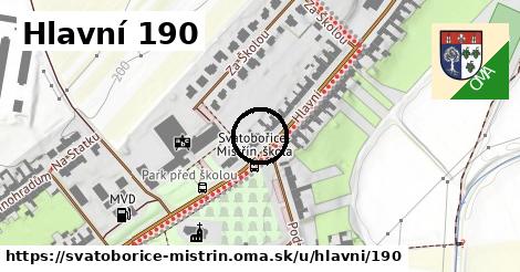 Hlavní 190, Svatobořice-Mistřín