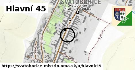 Hlavní 45, Svatobořice-Mistřín