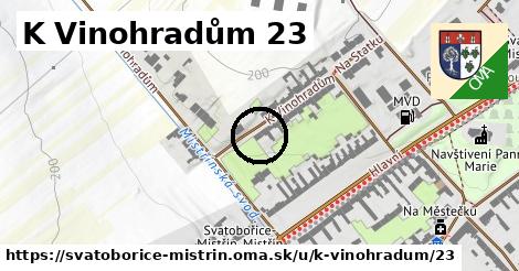 K Vinohradům 23, Svatobořice-Mistřín