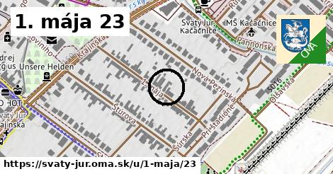 1. mája 23, Svätý Jur