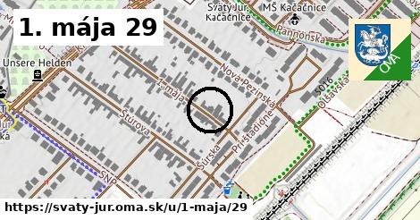 1. mája 29, Svätý Jur