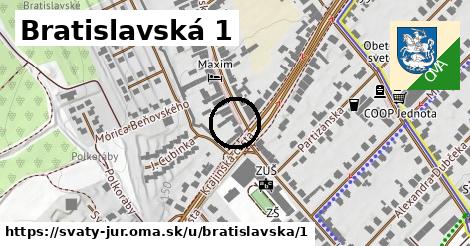 Bratislavská 1, Svätý Jur