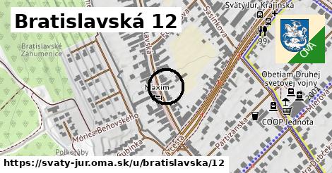 Bratislavská 12, Svätý Jur