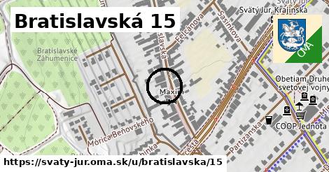 Bratislavská 15, Svätý Jur