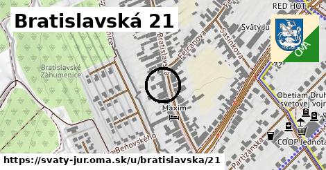 Bratislavská 21, Svätý Jur