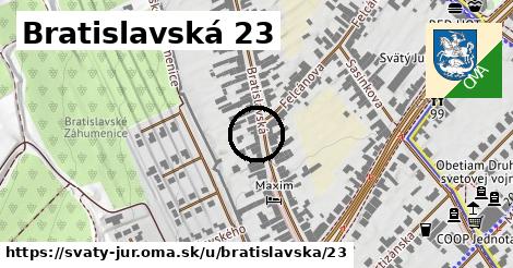 Bratislavská 23, Svätý Jur