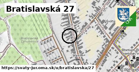 Bratislavská 27, Svätý Jur