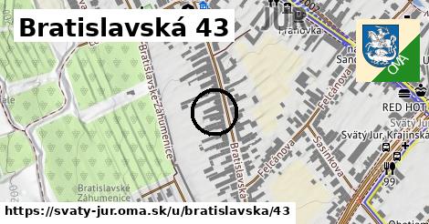 Bratislavská 43, Svätý Jur