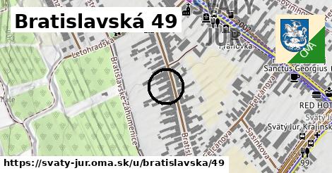 Bratislavská 49, Svätý Jur