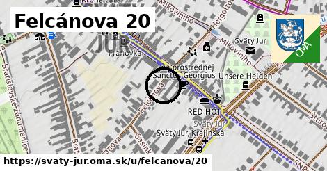 Felcánova 20, Svätý Jur