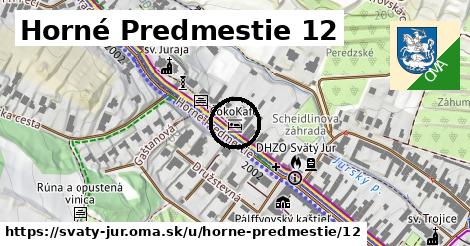 Horné Predmestie 12, Svätý Jur