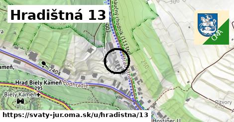 Hradištná 13, Svätý Jur