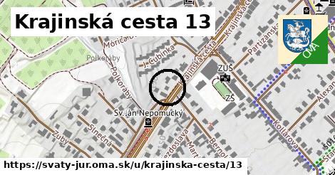 Krajinská cesta 13, Svätý Jur