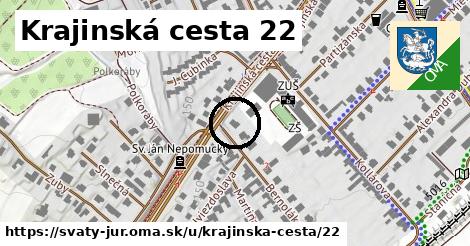 Krajinská cesta 22, Svätý Jur