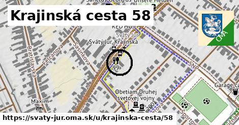 Krajinská cesta 58, Svätý Jur