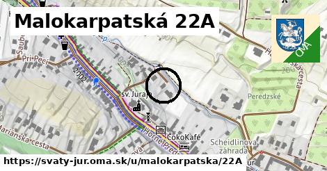 Malokarpatská 22A, Svätý Jur