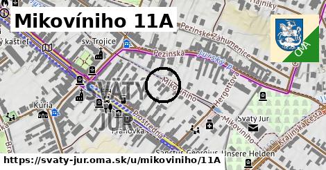 Mikovíniho 11A, Svätý Jur