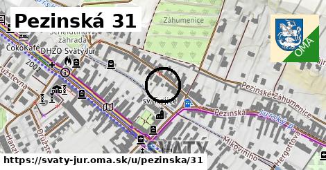 Pezinská 31, Svätý Jur