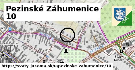 Pezinské Záhumenice 10, Svätý Jur