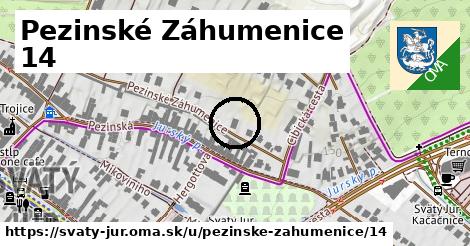 Pezinské Záhumenice 14, Svätý Jur