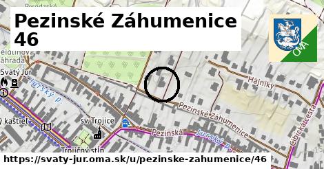 Pezinské Záhumenice 46, Svätý Jur