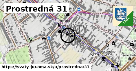 Prostredná 31, Svätý Jur