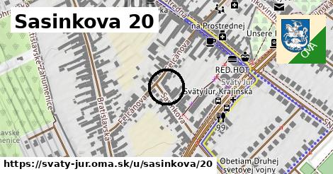 Sasinkova 20, Svätý Jur