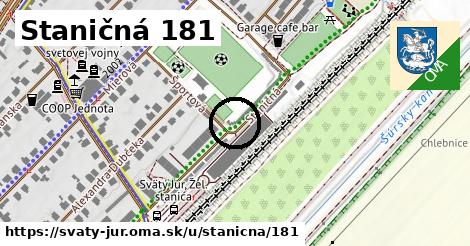 Staničná 181, Svätý Jur