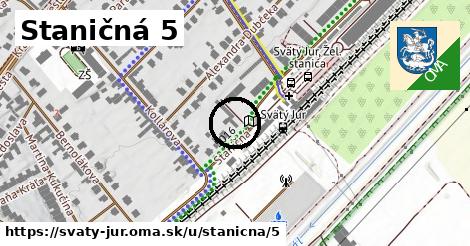 Staničná 5, Svätý Jur