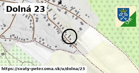 Dolná 23, Svätý Peter