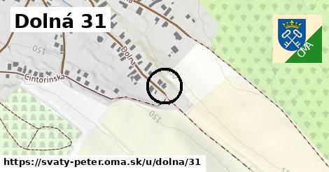 Dolná 31, Svätý Peter