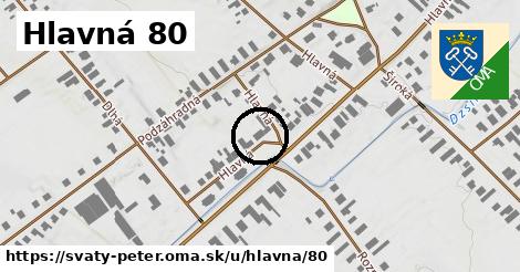 Hlavná 80, Svätý Peter