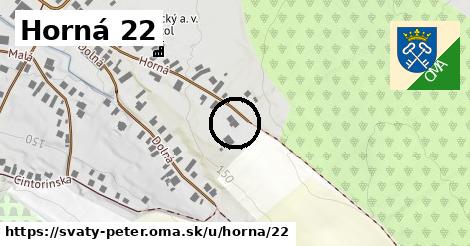 Horná 22, Svätý Peter