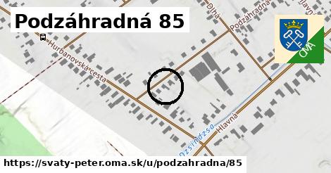 Podzáhradná 85, Svätý Peter