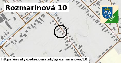 Rozmarínová 10, Svätý Peter