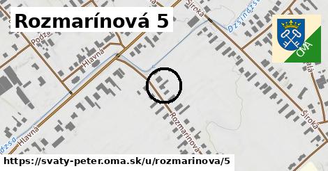 Rozmarínová 5, Svätý Peter