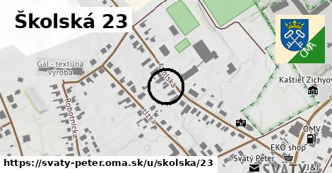 Školská 23, Svätý Peter