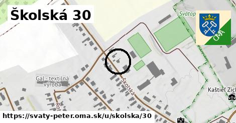 Školská 30, Svätý Peter