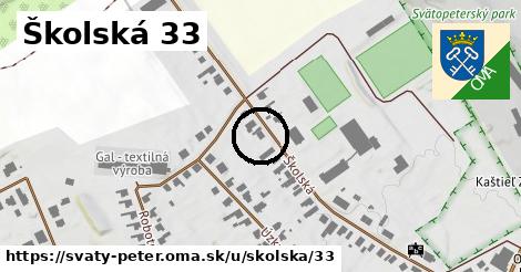 Školská 33, Svätý Peter