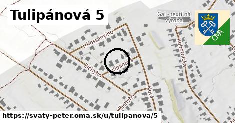 Tulipánová 5, Svätý Peter