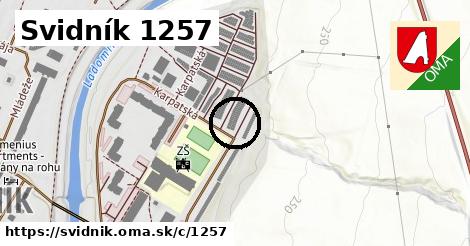 Svidník <span class="supisne">1257</span>