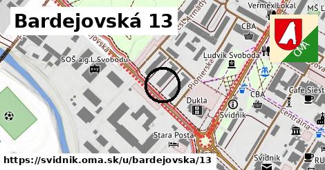 Bardejovská 13, Svidník