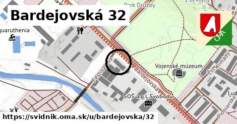 Bardejovská 32, Svidník